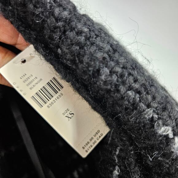 Varley Anthropologie Marlena Sweater Black Knit Turtleneck Long Sleeve NWT Sz XS - Picture 7 of 10